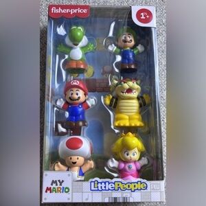 Mario little people set new in box